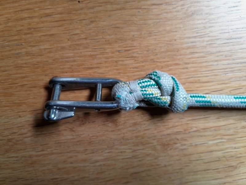 Storfall 8 mm Admiral Racing med Wichard fallhake